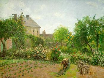 Camille Pissarro : The Artists Garden at Eragny